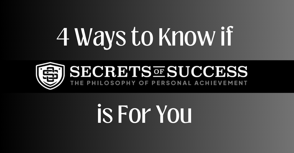Is Secrets of Success For Me?