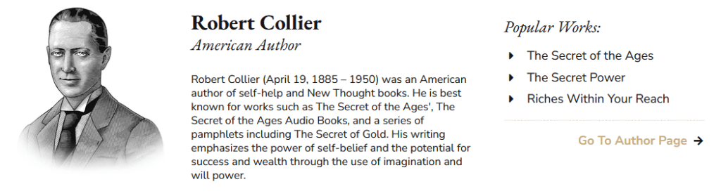 Robert Collier - Secrets of Success Audio Book